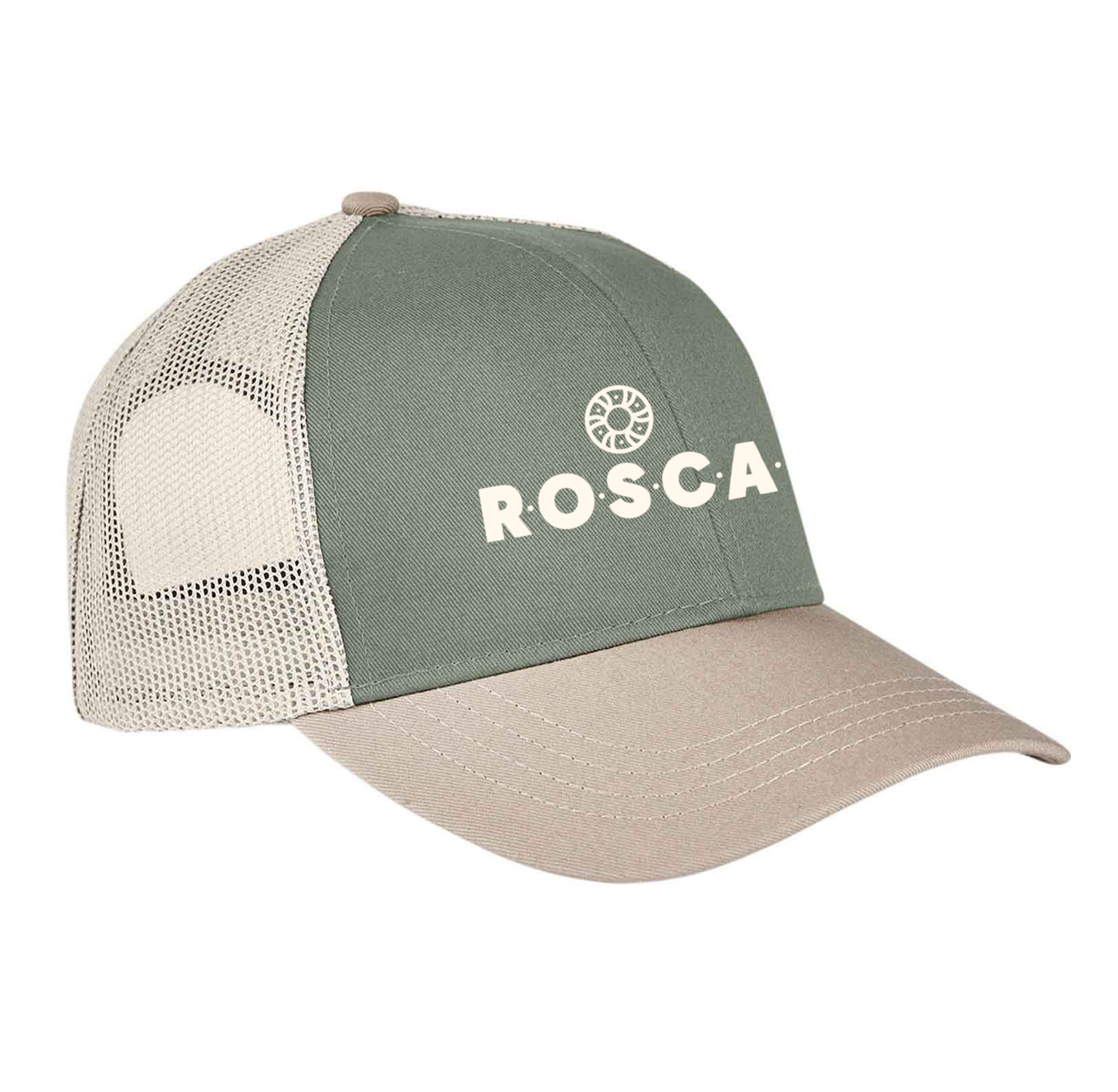 Authentic R.O.S.C.A. Pigment Tricolor Trucker Hat
